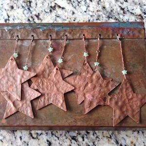 A copper storage box handmade